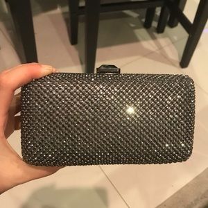 Sondra Roberts Mesh Beaded Clutch